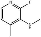 2-fluoro-N,4-dimethylpyridin-3-amine 化学構造式