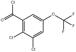 2,3-Dichloro-5-(trifluoromethoxy)benzoyl chloride Structure