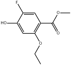 Methyl 2-ethoxy-5-fluoro-4-hydroxybenzoate Structure