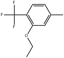2-Ethoxy-4-methyl-1-(trifluoromethyl)benzene 结构式