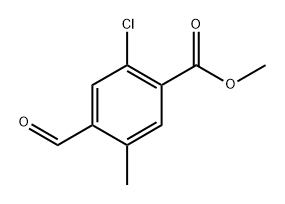 Methyl 2-chloro-4-formyl-5-methylbenzoate,2386027-38-7,结构式