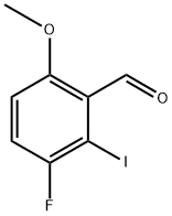 3-fluoro-2-iodo-6-methoxybenzaldehyde Structure