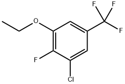 1-Chloro-3-ethoxy-2-fluoro-5-(trifluoromethyl)benzene Structure