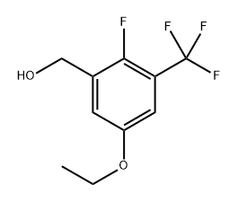 (5-ethoxy-2-fluoro-3-(trifluoromethyl)phenyl)methanol Structure