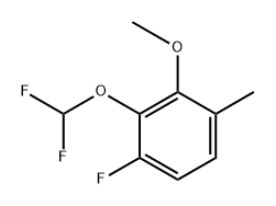 2-(difluoromethoxy)-1-fluoro-3-methoxy-4-methylbenzene,2386119-09-9,结构式