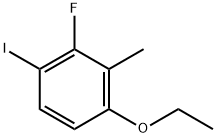 1-ethoxy-3-fluoro-4-iodo-2-methylbenzene 结构式