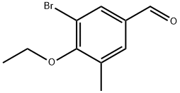 3-Bromo-4-ethoxy-5-methylbenzaldehyde Structure