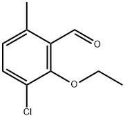 3-chloro-2-ethoxy-6-methylbenzaldehyde 结构式