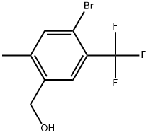 4-Bromo-2-methyl-5-(trifluoromethyl)benzenemethanol|