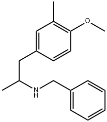 Benzeneethanamine, 4-methoxy-α,3-dimethyl-N-(phenylmethyl)-,2386293-34-9,结构式