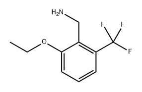 2-ethoxy-6-(trifluoromethyl)benzylamine Structure