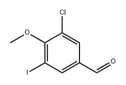 3-Chloro-5-iodo-4-methoxybenzaldehyde Struktur