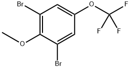 1,3-Dibromo-2-methoxy-5-(trifluoromethoxy)benzene,2386489-22-9,结构式