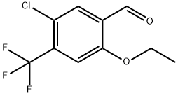 5-chloro-2-ethoxy-4-(trifluoromethyl)benzaldehyde Structure