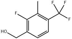 (2-Fluoro-3-methyl-4-(trifluoromethyl)phenyl)methanol Structure