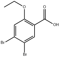 4,5-dibromo-2-ethoxybenzoic acid Structure