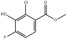 Methyl 2-chloro-4-fluoro-3-hydroxybenzoate Structure