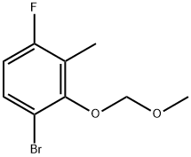 1-Bromo-4-fluoro-2-(methoxymethoxy)-3-methylbenzene Structure