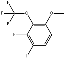 2-Fluoro-1-iodo-4-methoxy-3-(trifluoromethoxy)benzene Structure