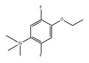 (4-ethoxy-2,5-difluorophenyl)trimethylsilane 结构式