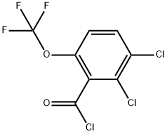 2,3-Dichloro-6-(trifluoromethoxy)benzoyl chloride,2386958-68-3,结构式