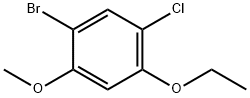 1-Bromo-5-chloro-4-ethoxy-2-methoxybenzene Structure