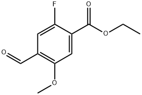 2387004-30-8 ethyl 2-fluoro-4-formyl-5-methoxybenzoate