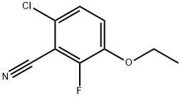 6-Chloro-3-ethoxy-2-fluorobenzonitrile Struktur