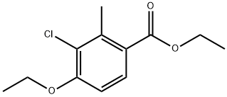 2-(3-Chloro-4-ethoxy-2-methylphenyl)-4,4,5,5-tetramethyl-1,3,2-dioxaborolane Structure