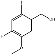 (4-Fluoro-2-iodo-5-methoxyphenyl)methanol Structure
