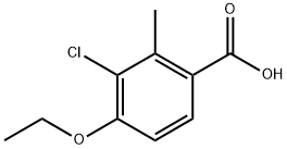 2-(3-Chloro-4-ethoxy-2-methylphenyl)-4,4,5,5-tetramethyl-1,3,2-dioxaborolane Struktur