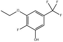 3-Ethoxy-2-fluoro-5-(trifluoromethyl)phenol 结构式