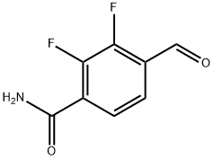 2,3-difluoro-4-formylbenzamide Structure