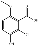 2-chloro-3-hydroxy-6-methoxybenzoic acid Structure