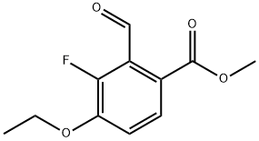 Methyl 4-ethoxy-3-fluoro-2-formylbenzoate Structure