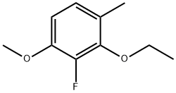 2-Ethoxy-3-fluoro-4-methoxy-1-methylbenzene Structure