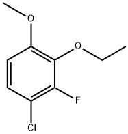 1-chloro-3-ethoxy-2-fluoro-4-methoxybenzene Structure