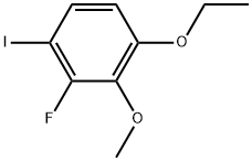 1-Ethoxy-3-fluoro-4-iodo-2-methoxybenzene Structure