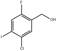 (5-chloro-2-fluoro-4-iodophenyl)methanol Struktur