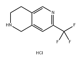 2387600-70-4 2,6-Naphthyridine, 1,2,3,4-tetrahydro-7-(trifluoromethyl)-, hydrochloride (1:1)