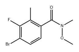 4-bromo-3-fluoro-N-methoxy-N,2-dimethylbenzamide|