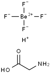 Glycine, (T-4)-tetrafluoroberyllate(2-) (3:1) 结构式