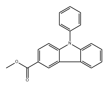 Methyl 9-phenyl-9H-carbazole-3-carboxylate Structure