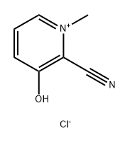 2-Cyano-3-hydroxy-1-methylpyridin-1-ium chloride Structure