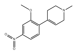 4-(2-methoxy-4-nitrophenyl)-1-methyl-1,2,3,6-tetrahydropyridine,2403612-01-9,结构式
