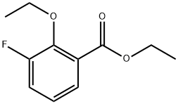 ethyl 2-ethoxy-3-fluorobenzoate 化学構造式