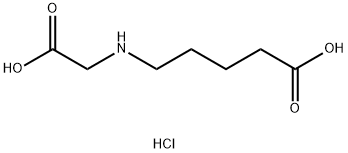 5-[(Carboxymethyl)amino]pentanoic acid hydrochloride Structure