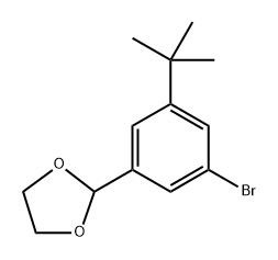 2-(3-bromo-5-(tert-butyl)phenyl)-1,3-dioxolane,2408244-24-4,结构式