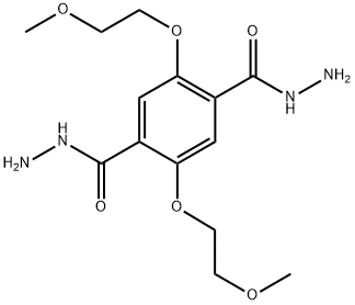 1,4-Benzenedicarboxylic acid, 2,5-bis(2-methoxyethoxy)-, 1,4-dihydrazide|1,4-BENZENEDICARBOXYLIC ACID, 2,5-BIS(2-METHOXYETHOXY)-, 1,4-DIHYDRAZIDE