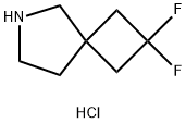 2,2-Difluoro-6-azaspiro[3.4]octane hydrochloride Structure